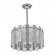 Светильник на штанге Arte Milano Sorrento-2109 372109/5/350/390 CR цвет плафона/подвески Светло-серый, Прозрачный, цвет арматуры Хром-1