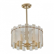 Светильник на штанге Arte Milano Sorrento-2109 372109/5/350/390 GD цвет плафона/подвески Прозрачный, Оранжевый, цвет арматуры Золото-2