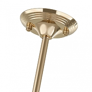 Светильник на штанге Arte Milano Sorrento-2109 372109/5/350/390 GD цвет плафона/подвески Прозрачный, Оранжевый, цвет арматуры Золото-4