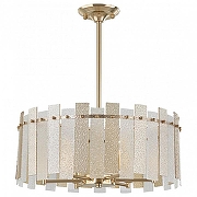 Светильник на штанге Arte Milano Sorrento-2109 372109/6/350/500 GD цвет плафона/подвески Прозрачный, Оранжевый, цвет арматуры Золото