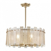 Светильник на штанге Arte Milano Sorrento-2109 372109/6/350/500 GD цвет плафона/подвески Прозрачный, Оранжевый, цвет арматуры Золото-1