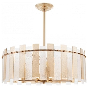 Светильник на штанге Arte Milano Sorrento-2109 372109/8/350/580 GD цвет плафона/подвески Прозрачный, Оранжевый, цвет арматуры Золото