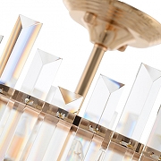 Светильник на штанге Arte Milano Sorrento-2409 372409/6/100/470 GD цвет плафона/подвески Прозрачный, цвет арматуры Золото-1