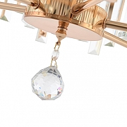 Светильник на штанге Arte Milano Sorrento-2409 372409/6/100/470 GD цвет плафона/подвески Прозрачный, цвет арматуры Золото-3