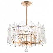 Светильник на штанге Arte Milano Sorrento-2409 372409/6/350/470 GD цвет плафона/подвески Прозрачный, цвет арматуры Золото