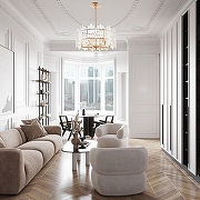 Светильник на штанге Arte Milano Sorrento-2409 372409/6/350/470 GD цвет плафона/подвески Прозрачный, цвет арматуры Золото-3