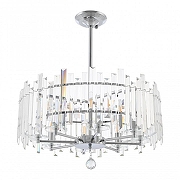 Светильник на штанге Arte Milano Sorrento-2409 372409/8/350/570 CR цвет плафона/подвески Прозрачный, цвет арматуры Хром-1