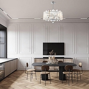 Светильник на штанге Arte Milano Sorrento-2409 372409/8/350/570 CR цвет плафона/подвески Прозрачный, цвет арматуры Хром-3