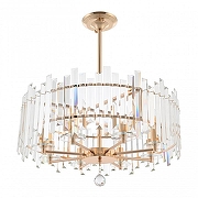 Светильник на штанге Arte Milano Sorrento-2409 372409/8/350/570 GD цвет плафона/подвески Прозрачный, цвет арматуры Золото-1