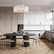 Светильник на штанге Arte Milano Sorrento-2409 372409/8/350/570 GD цвет плафона/подвески Прозрачный, цвет арматуры Золото-3