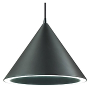 Подвесной светильник Lumion Lenny 3724/24L цвет плафона/подвески Черный, цвет арматуры Черный