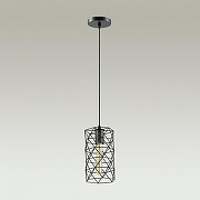 Подвесной светильник Lumion Olaf 3729/1 цвет плафона/подвески Черный, цвет арматуры Черный-1