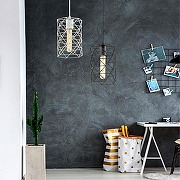 Подвесной светильник Lumion Olaf 3729/1 цвет плафона/подвески Черный, цвет арматуры Черный-5