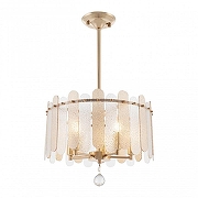 Светильник на штанге Arte Milano Sorrento-3109 373109/5/350/390 GD цвет плафона/подвески Прозрачный, Оранжевый, цвет арматуры Золото-2