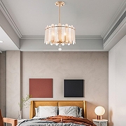 Светильник на штанге Arte Milano Sorrento-3109 373109/5/350/390 GD цвет плафона/подвески Прозрачный, Оранжевый, цвет арматуры Золото-3