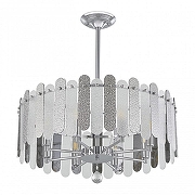 Светильник на штанге Arte Milano Sorrento-3109 373109/8/350/580 CR цвет плафона/подвески Светло-серый, Прозрачный, цвет арматуры Хром-2