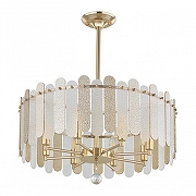 Светильник на штанге Arte Milano Sorrento-3109 373109/8/350/580 GD цвет плафона/подвески Прозрачный, Оранжевый, цвет арматуры Золото-2