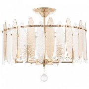 Светильник на штанге Arte Milano Sorrento-3309 373309/6/80/470 GD цвет плафона/подвески Прозрачный, Оранжевый, цвет арматуры Золото