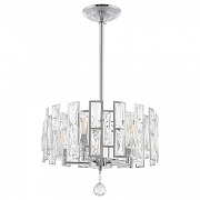 Светильник на штанге Arte Milano Sorrento-4209 374209/5/350/380 CR цвет плафона/подвески Прозрачный, Хром, цвет арматуры Хром