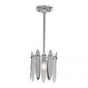 Светильник на штанге Arte Milano Sorrento-4309 374309/1/350/190 CR цвет плафона/подвески Светло-серый, Прозрачный, цвет арматуры Хром-1