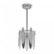 Светильник на штанге Arte Milano Sorrento-4309 374309/1/350/190 CR цвет плафона/подвески Светло-серый, Прозрачный, цвет арматуры Хром-2