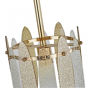 Светильник на штанге Arte Milano Sorrento-4309 374309/1/350/190 GD цвет плафона/подвески Прозрачный, Оранжевый, цвет арматуры Золото-3