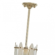 Светильник на штанге Arte Milano Sorrento-4309 374309/1/350/190 GD цвет плафона/подвески Прозрачный, Оранжевый, цвет арматуры Золото-4