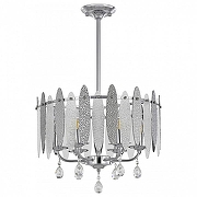 Светильник на штанге Arte Milano Sorrento-4309 374309/6/350/470 CR цвет плафона/подвески Светло-серый, Прозрачный, цвет арматуры Хром