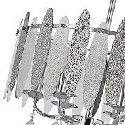 Светильник на штанге Arte Milano Sorrento-4309 374309/6/350/470 CR цвет плафона/подвески Светло-серый, Прозрачный, цвет арматуры Хром-3