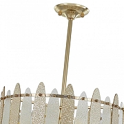 Светильник на штанге Arte Milano Sorrento-4309 374309/6/350/470 GD цвет плафона/подвески Прозрачный, Оранжевый, цвет арматуры Золото-3