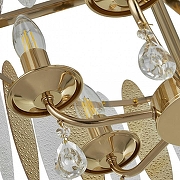 Светильник на штанге Arte Milano Sorrento-4309 374309/6/80/470 GD цвет плафона/подвески Прозрачный, Оранжевый, цвет арматуры Золото-3