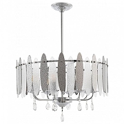 Светильник на штанге Arte Milano Sorrento-4309 374309/8/350/570 CR цвет плафона/подвески Светло-серый, Прозрачный, цвет арматуры Хром