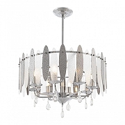 Светильник на штанге Arte Milano Sorrento-4309 374309/8/350/570 CR цвет плафона/подвески Светло-серый, Прозрачный, цвет арматуры Хром-2