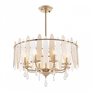 Светильник на штанге Arte Milano Sorrento-4309 374309/8/350/570 GD цвет плафона/подвески Прозрачный, Оранжевый, цвет арматуры Золото-2