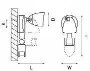 Светильник на штанге Lightstar Diva 374347 цвет плафона/подвески Черный, цвет арматуры Черный-1