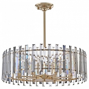 Светильник на штанге Arte Milano Sorrento-5209 375209/8/350/580 GD цвет плафона/подвески Светло-серый, Прозрачный, цвет арматуры Золото