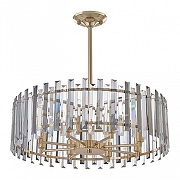 Светильник на штанге Arte Milano Sorrento-5209 375209/8/350/580 GD цвет плафона/подвески Светло-серый, Прозрачный, цвет арматуры Золото-2