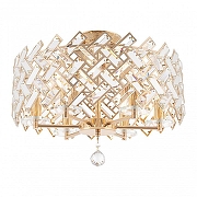 Светильник на штанге Arte Milano Sorrento-7019 377019/6/50/470 GD цвет плафона/подвески Прозрачный, цвет арматуры Золото-1