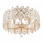 Светильник на штанге Arte Milano Sorrento-7019 377019/6/50/470 GD цвет плафона/подвески Прозрачный, цвет арматуры Золото-2