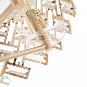 Светильник на штанге Arte Milano Sorrento-7019 377019/6/50/470 GD цвет плафона/подвески Прозрачный, цвет арматуры Золото-4