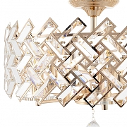 Светильник на штанге Arte Milano Sorrento-7019 377019/6/50/470 GD цвет плафона/подвески Прозрачный, цвет арматуры Золото-5