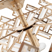 Светильник на штанге Arte Milano Sorrento-7019 377019/6/50/470 GD цвет плафона/подвески Прозрачный, цвет арматуры Золото-6