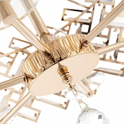 Светильник на штанге Arte Milano Sorrento-7019 377019/6/50/470 GD цвет плафона/подвески Прозрачный, цвет арматуры Золото-8