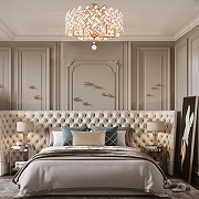 Светильник на штанге Arte Milano Sorrento-7019 377019/6/50/470 GD цвет плафона/подвески Прозрачный, цвет арматуры Золото-9