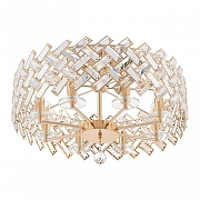 Светильник на штанге Arte Milano Sorrento-7019 377019/8/50/570 GD цвет плафона/подвески Прозрачный, цвет арматуры Золото-1