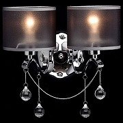 Бра MW-Light Федерика 82 379029302 цвет плафона/подвески Дымчатый, Прозрачный, цвет арматуры Хром-1