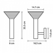 Светильник на штанге Lightstar P1atto 379637 цвет плафона/подвески Белый, цвет арматуры Черный-1