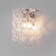 Накладной светильник Bogate's Cappio 380/2 цвет плафона/подвески Прозрачный, цвет арматуры Никель-1