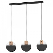 Подвесной светильник Eglo Millena 390142 цвет плафона/подвески Серый, цвет арматуры Черный