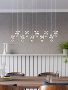 Подвесной светильник Eglo PIANOPOLI 3 390314 цвет плафона/подвески Прозрачный, цвет арматуры Латунь-2